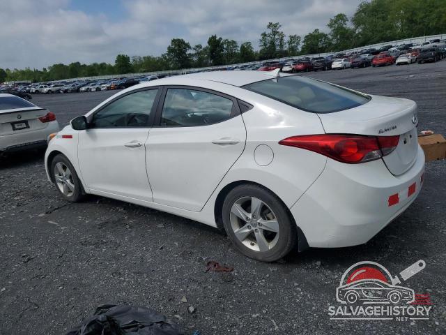 5NPDH4AE8CH115951 2012 HYUNDAI ELANTRA photo no. 2