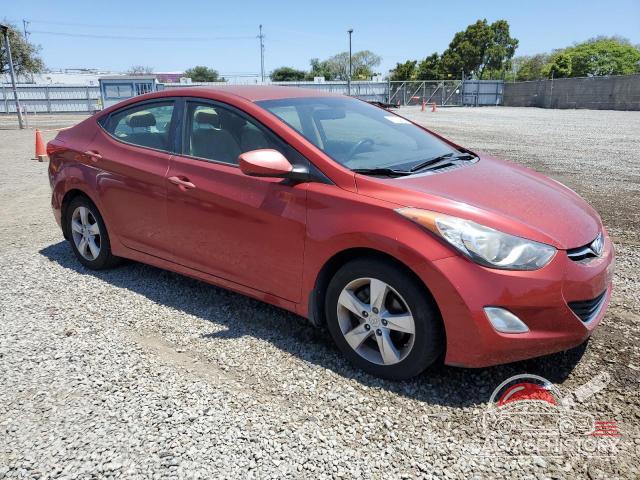 KMHDH4AE1CU329746 2012 HYUNDAI ELANTRA photo no. 4