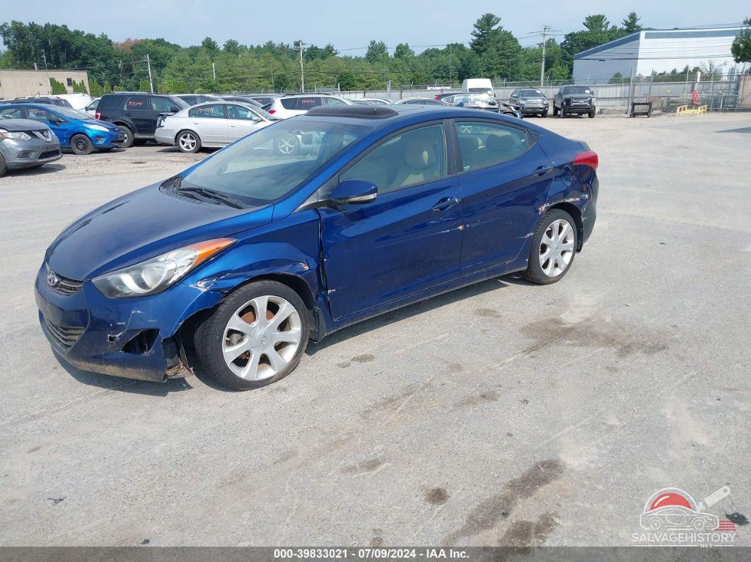 KMHDH4AE2DU508850 2013 HYUNDAI ELANTRA photo no. 2