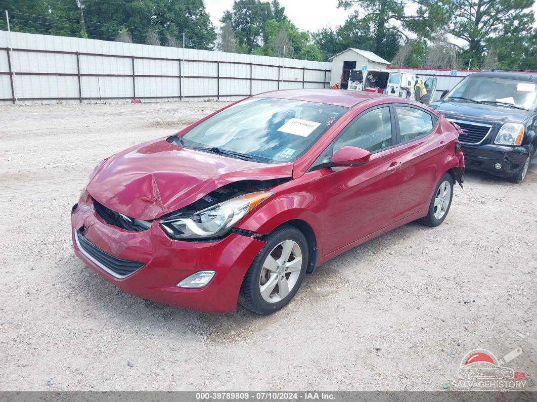 KMHDH4AE3DU670289 2013 HYUNDAI ELANTRA photo no. 2