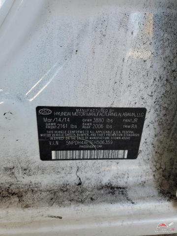 5NPDH4AE1EH506359 2014 HYUNDAI ELANTRA photo no. 12