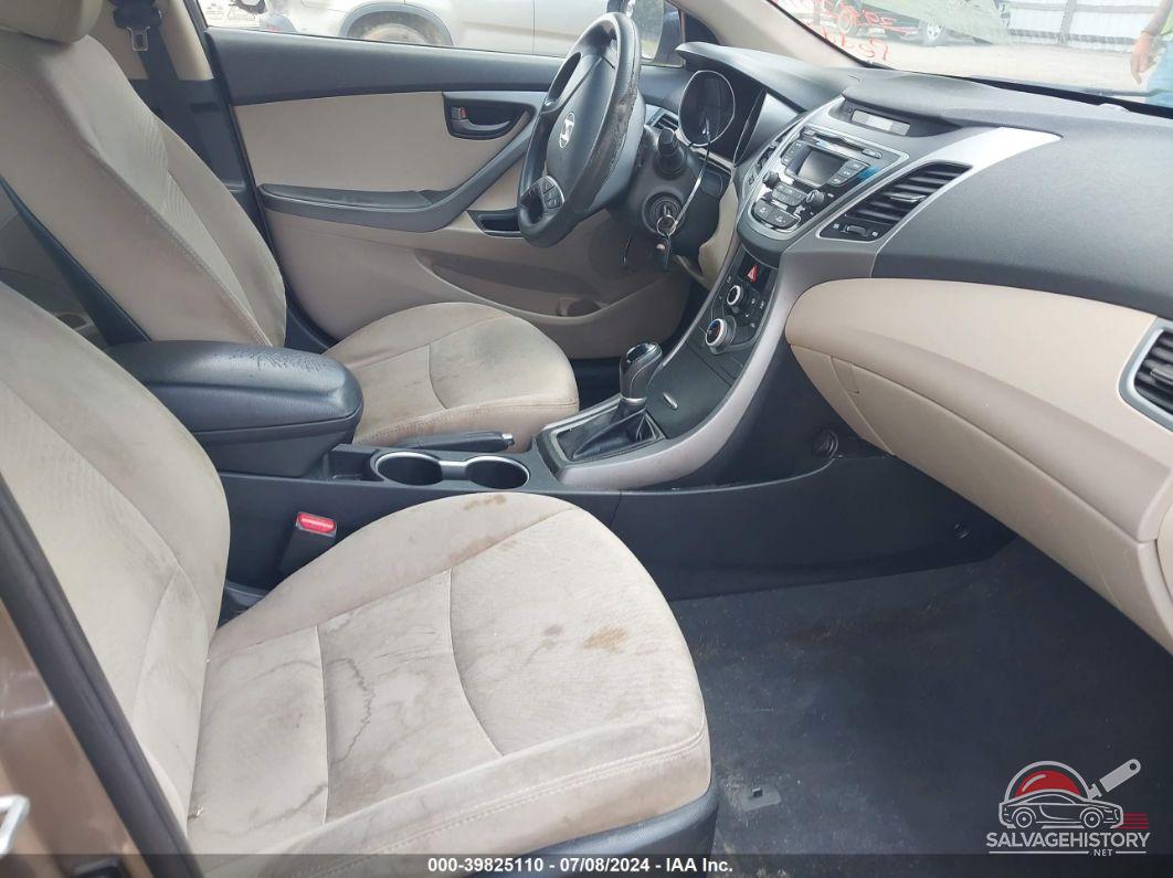 5NPDH4AE7EH530617 2014 HYUNDAI ELANTRA photo no. 5