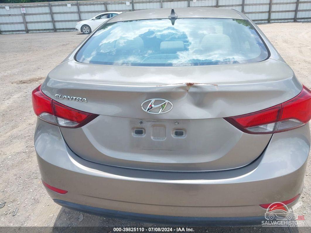 5NPDH4AE7EH530617 2014 HYUNDAI ELANTRA photo no. 6