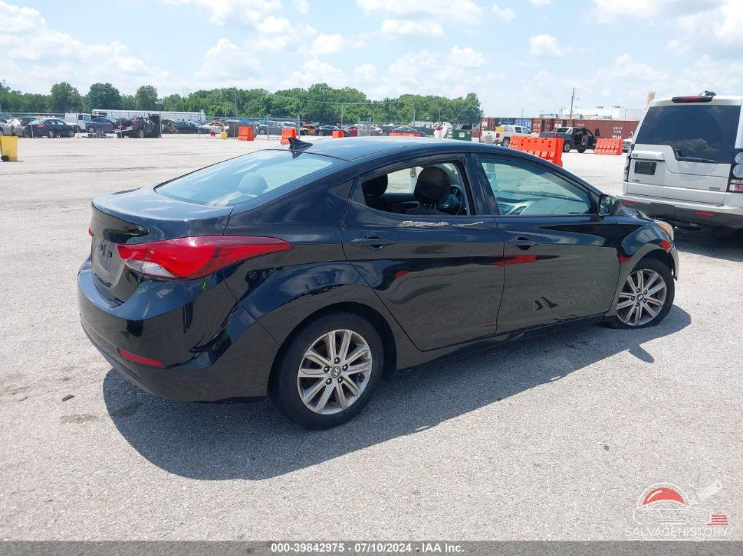 5NPDH4AE7EH546493 2014 HYUNDAI ELANTRA photo no. 4