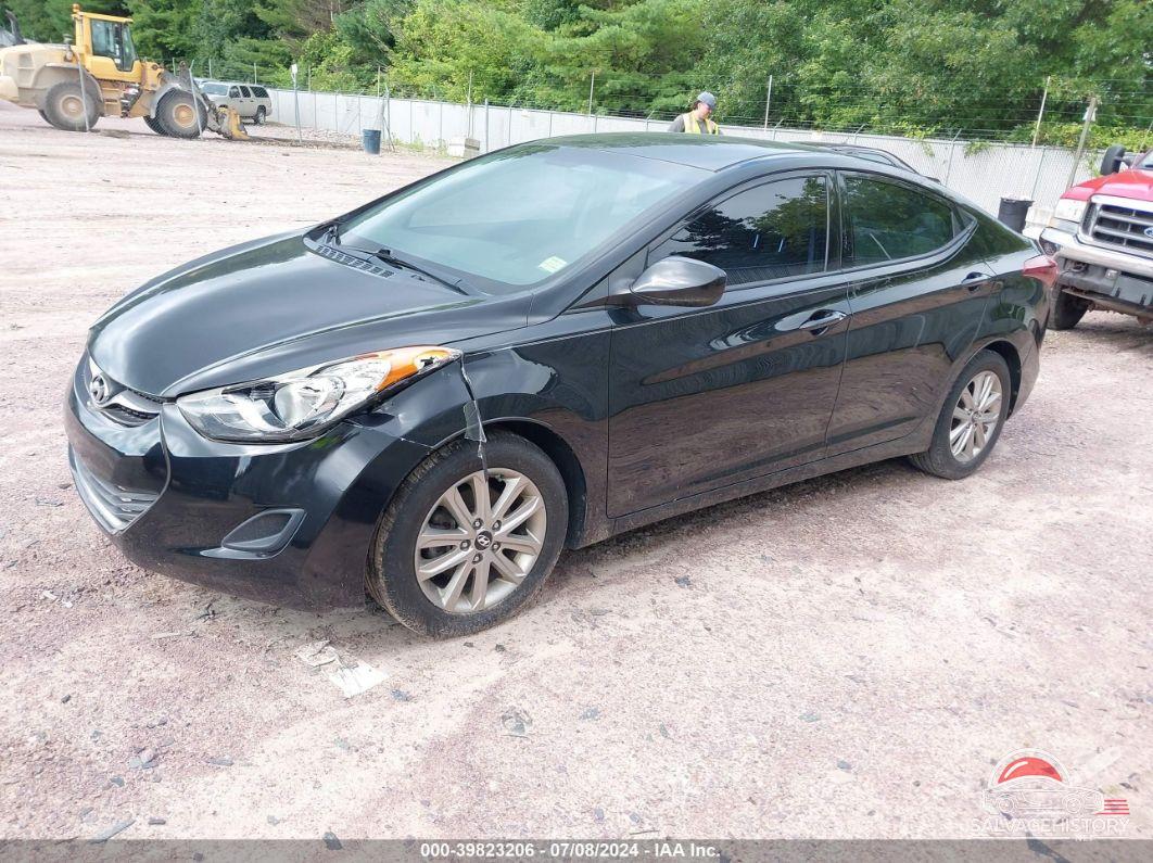 5NPDH4AE9EH540470 2014 HYUNDAI ELANTRA photo no. 2