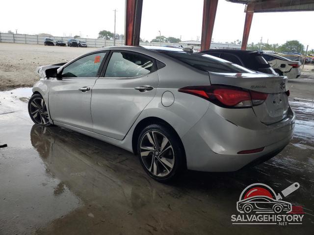 5NPDH4AEXEH463706 2014 HYUNDAI ELANTRA photo no. 2