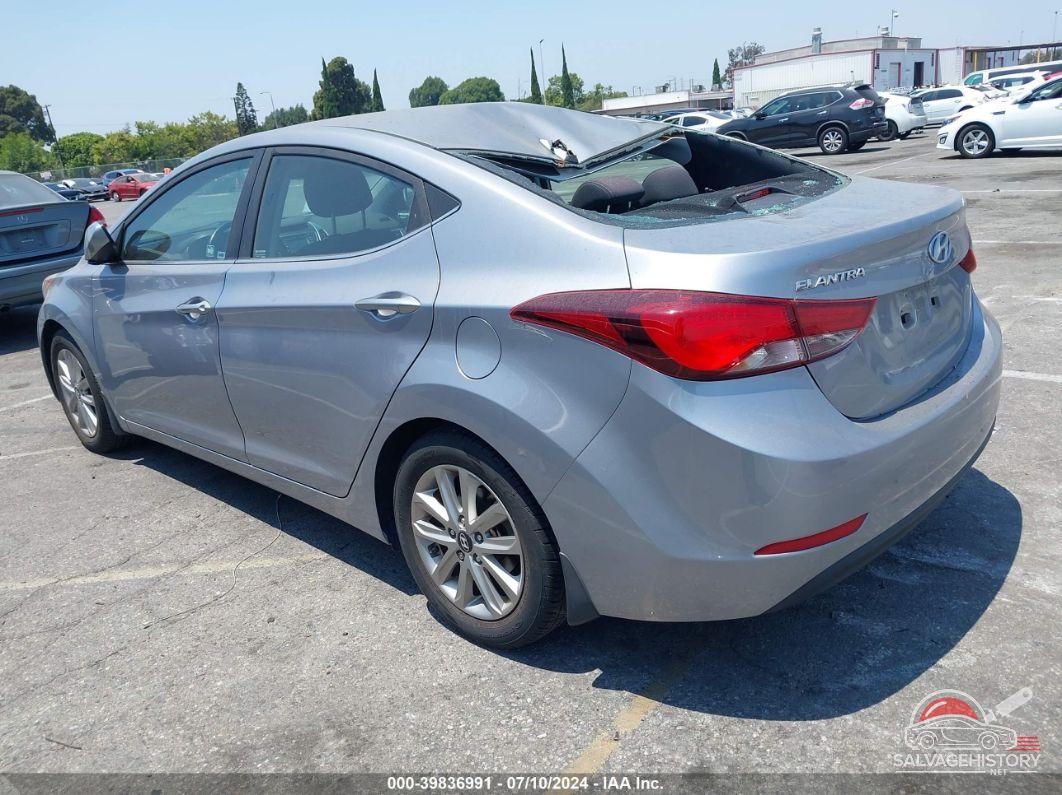 5NPDH4AE5FH612881 2015 HYUNDAI ELANTRA photo no. 3