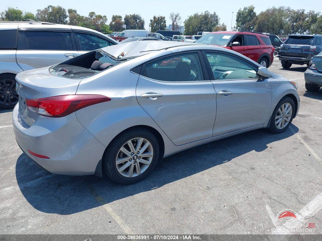 5NPDH4AE5FH612881 2015 HYUNDAI ELANTRA photo no. 4