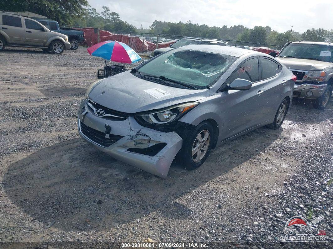 5NPDH4AE7FH641234 2015 HYUNDAI ELANTRA photo no. 2
