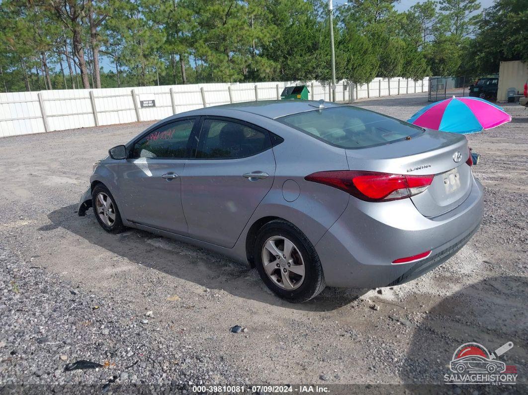 5NPDH4AE7FH641234 2015 HYUNDAI ELANTRA photo no. 3