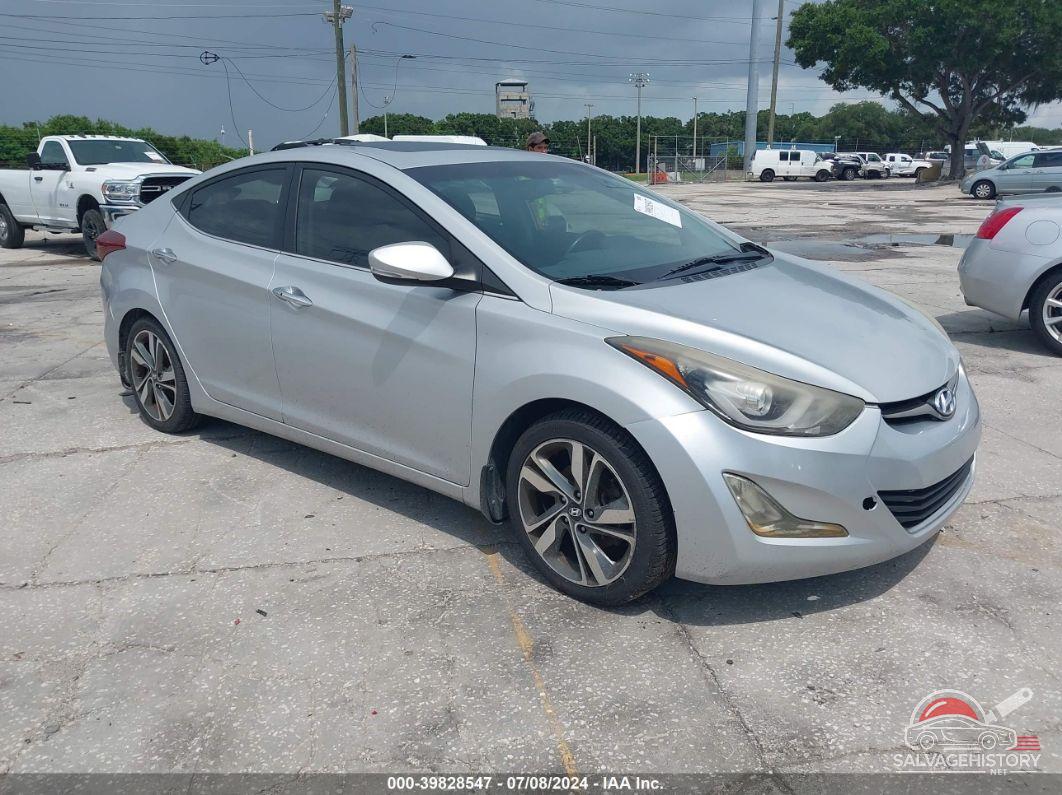 KMHDH4AE6FU382690 2015 HYUNDAI ELANTRA photo no. 2