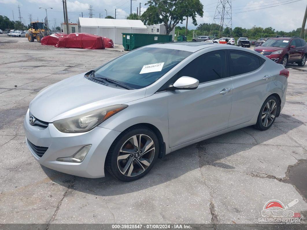 KMHDH4AE6FU382690 2015 HYUNDAI ELANTRA photo no. 2