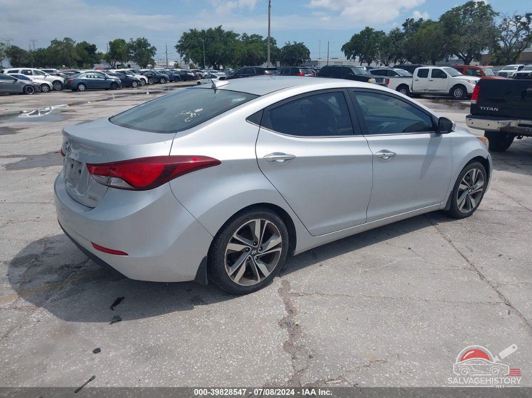 KMHDH4AE6FU382690 2015 HYUNDAI ELANTRA photo no. 4