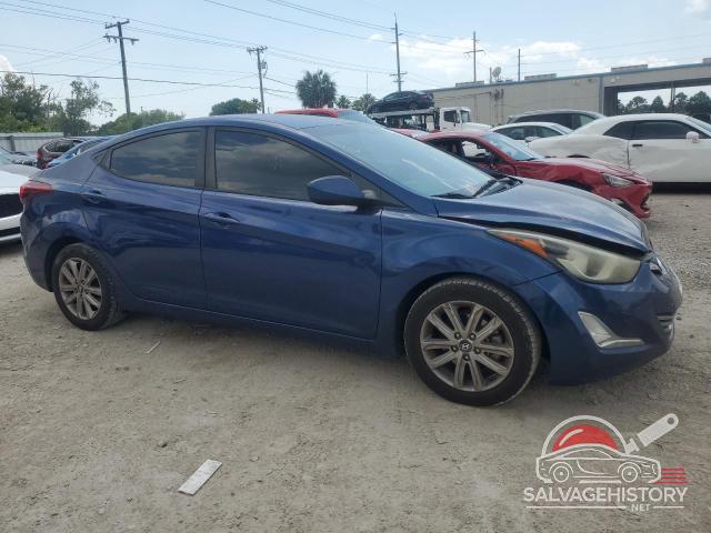 5NPDH4AE1GH749642 2016 HYUNDAI ELANTRA photo no. 4
