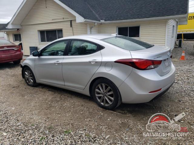 5NPDH4AE3GH713144 2016 HYUNDAI ELANTRA photo no. 2