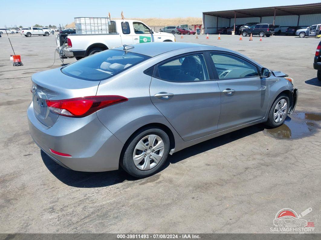 KMHDH4AE2GU542887 2016 HYUNDAI ELANTRA photo no. 4