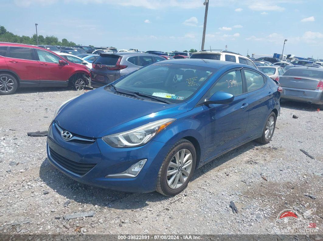 KMHDH4AE4GU528828 2016 HYUNDAI ELANTRA photo no. 2