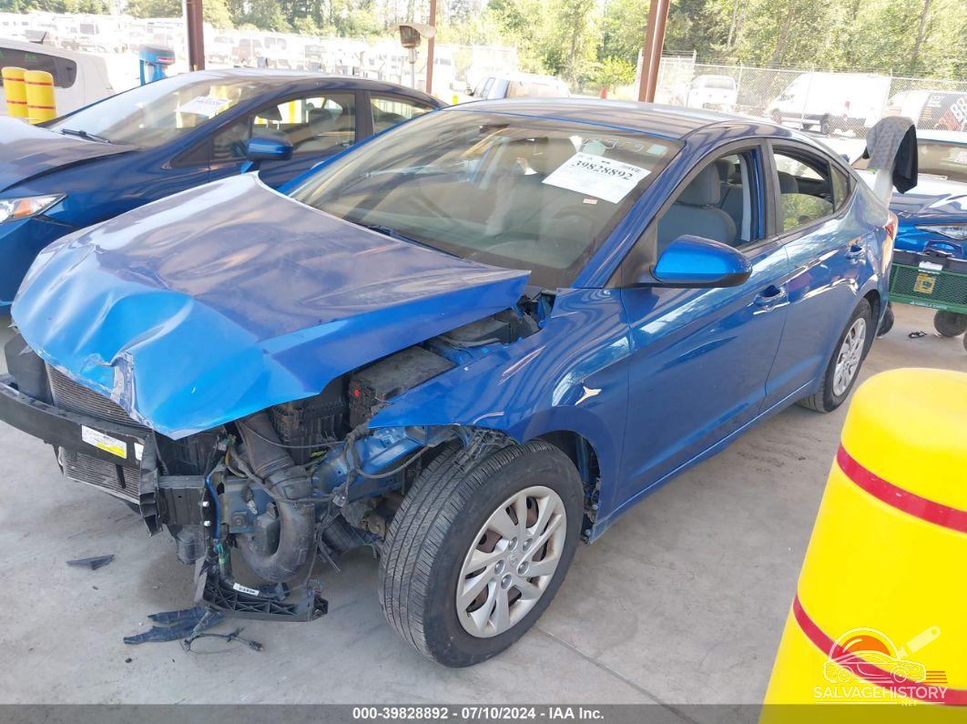 5NPD74LFXHH190909 2017 HYUNDAI ELANTRA photo no. 2