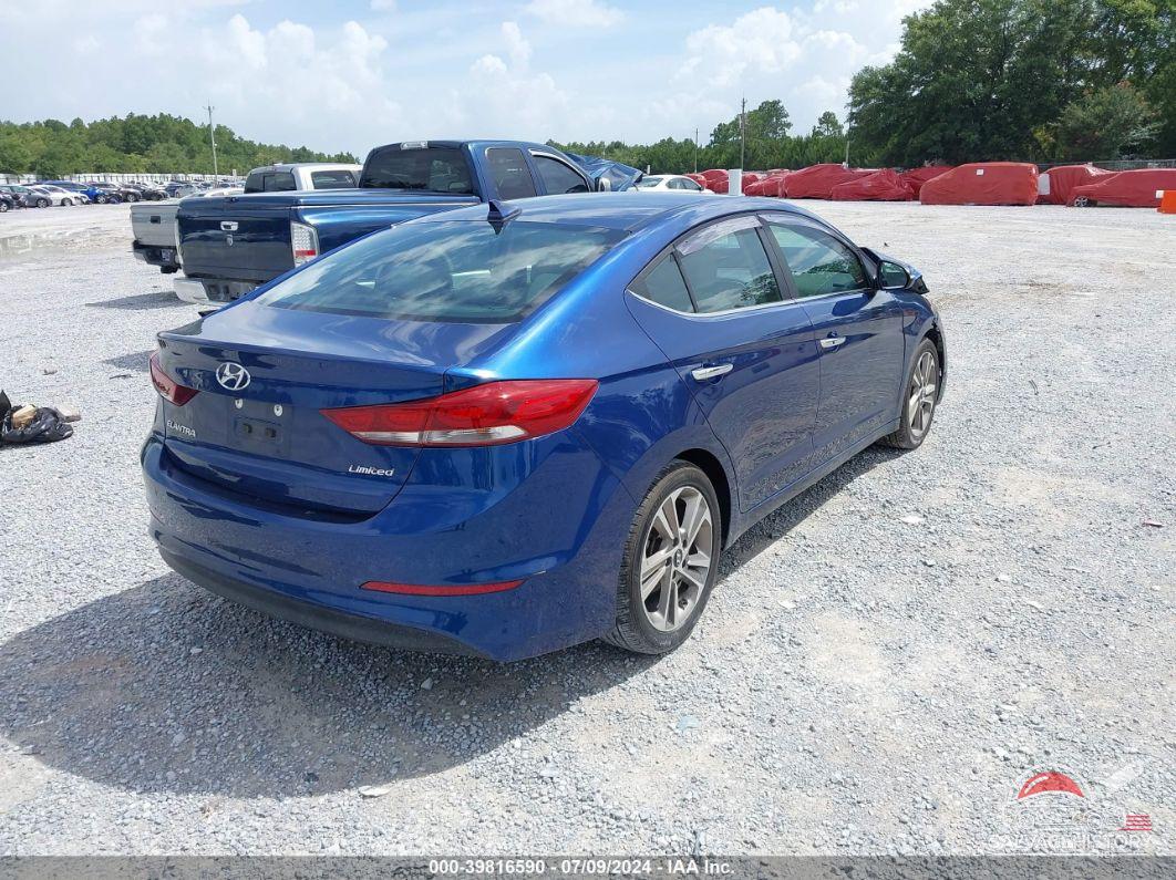 5NPD84LF0HH011869 2017 HYUNDAI ELANTRA photo no. 4