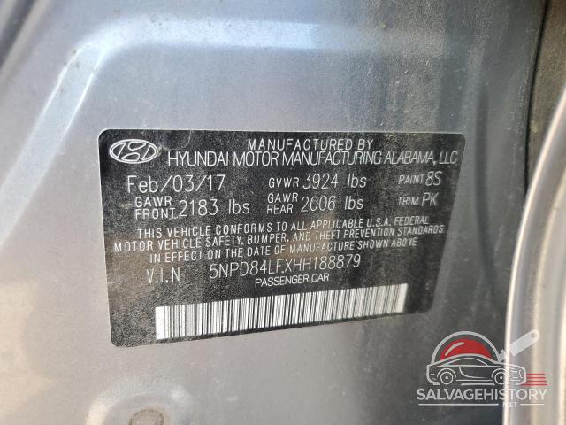 5NPD84LFXHH188879 2017 HYUNDAI ELANTRA photo no. 12