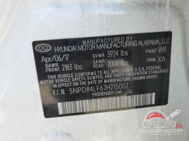 5NPD84LF6JH215002 2018 HYUNDAI ELANTRA photo no. 12
