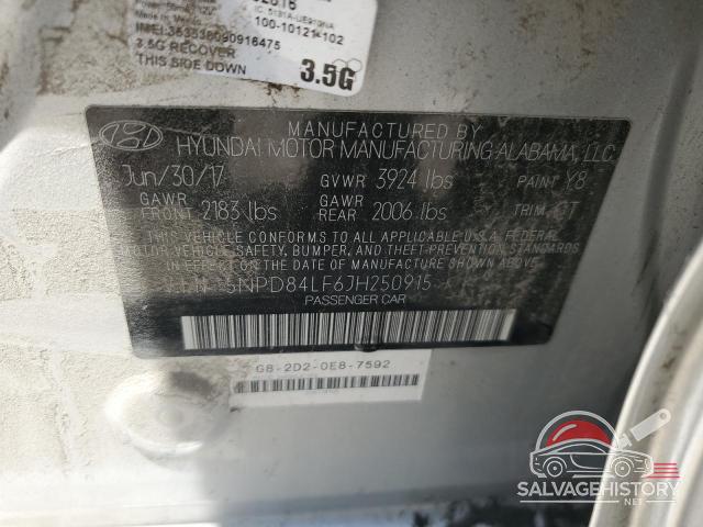 5NPD84LF6JH250915 2018 HYUNDAI ELANTRA photo no. 12