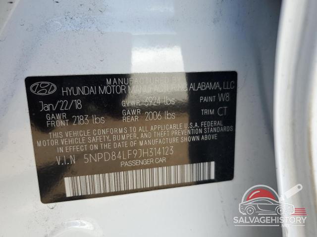 5NPD84LF9JH314123 2018 HYUNDAI ELANTRA photo no. 13