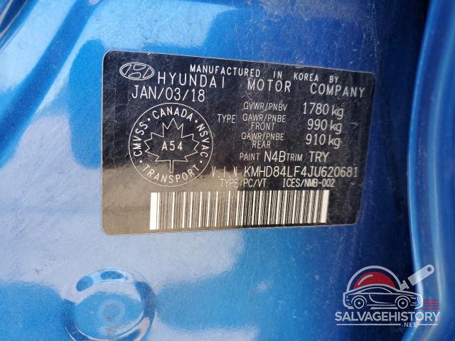 KMHD84LF4JU620681 2018 HYUNDAI ELANTRA photo no. 13