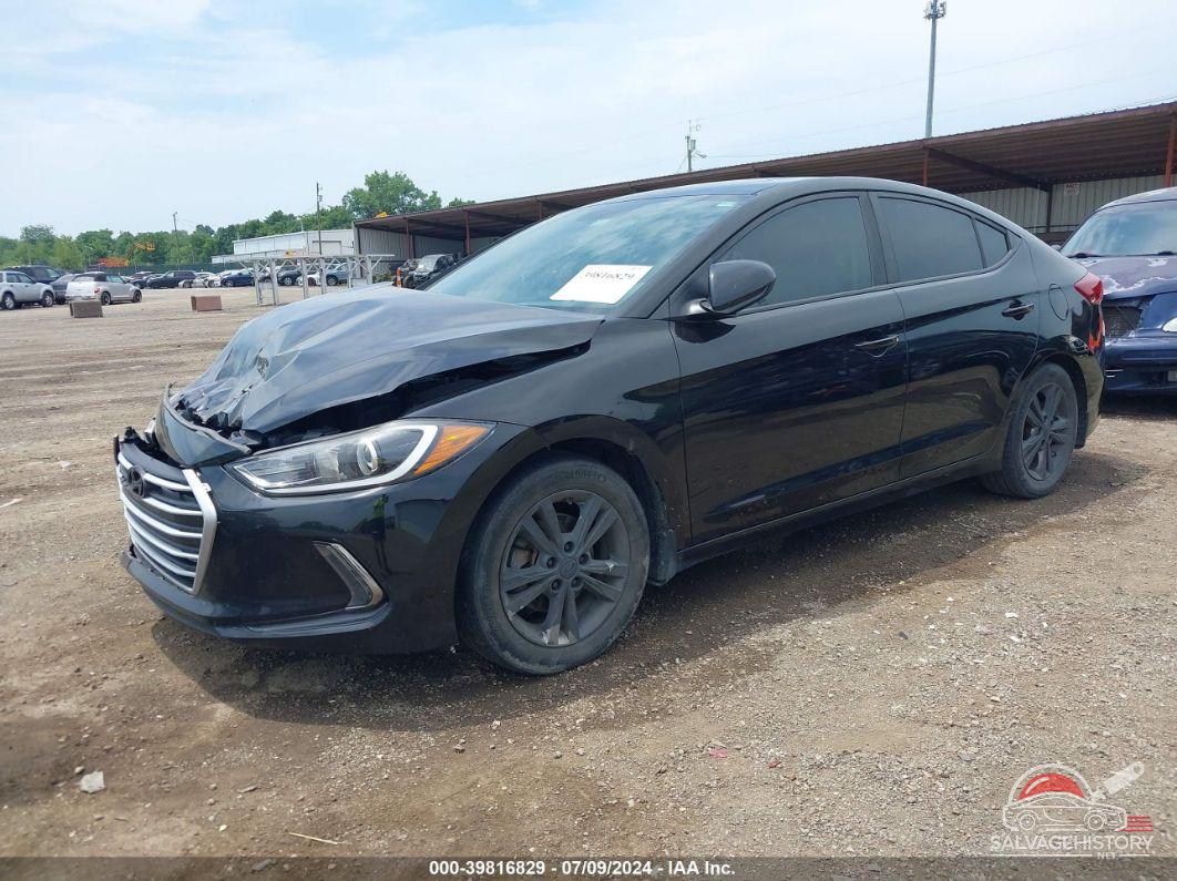 KMHD84LFXJU468860 2018 HYUNDAI ELANTRA photo no. 2