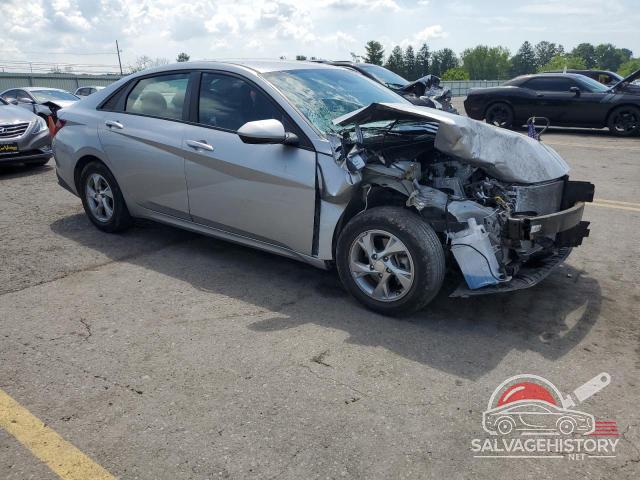 5NPLL4AG4MH013043 2021 HYUNDAI ELANTRA photo no. 4