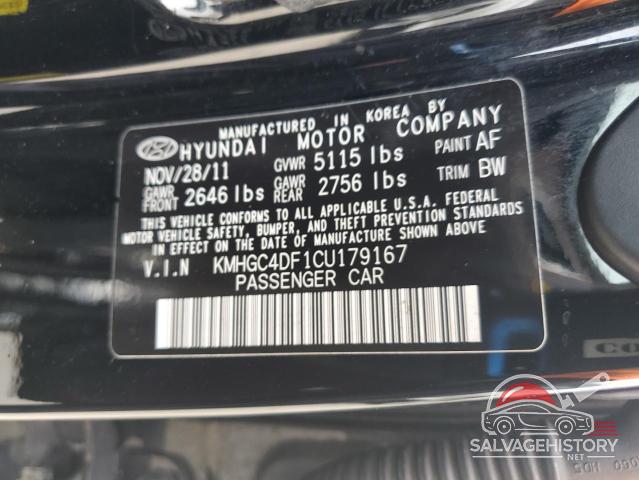 KMHGC4DF1CU179167 2012 HYUNDAI GENESIS photo no. 13