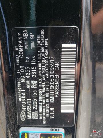 KMHHT6KD5CU065917 2012 HYUNDAI GENESIS photo no. 12