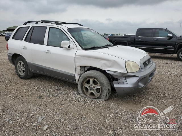 KM8SB12B14U635665 2004 HYUNDAI SANTA FE photo no. 4