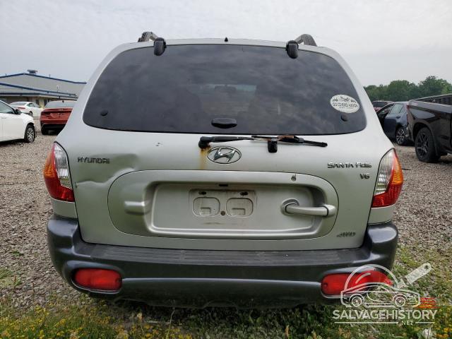 KM8SC73D04U632028 2004 HYUNDAI SANTA FE photo no. 6