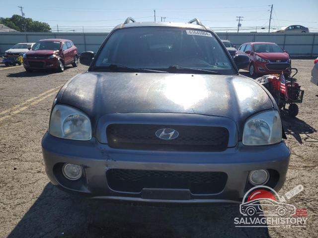KM8SC73DX4U824587 2004 HYUNDAI SANTA FE photo no. 5