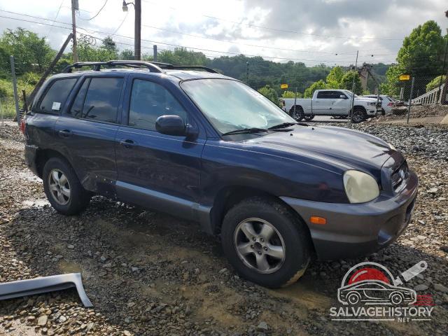 KM8SC73D25U910767 2005 HYUNDAI SANTA FE photo no. 4