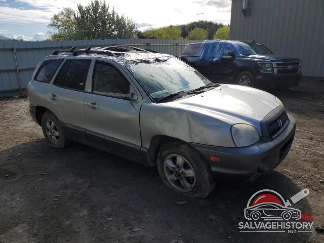 KM8SC73D85U996585 2005 HYUNDAI SANTA FE photo no. 4