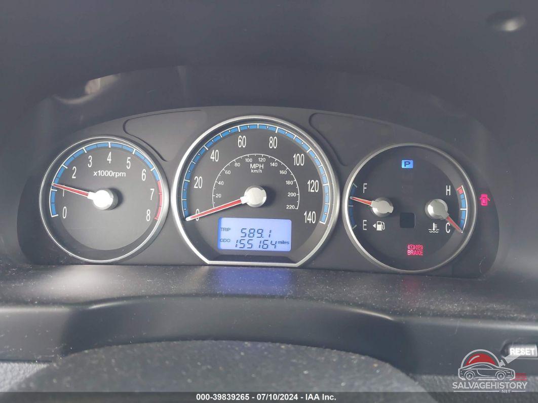 5NMSG73D29H289004 2009 HYUNDAI SANTA FE photo no. 7