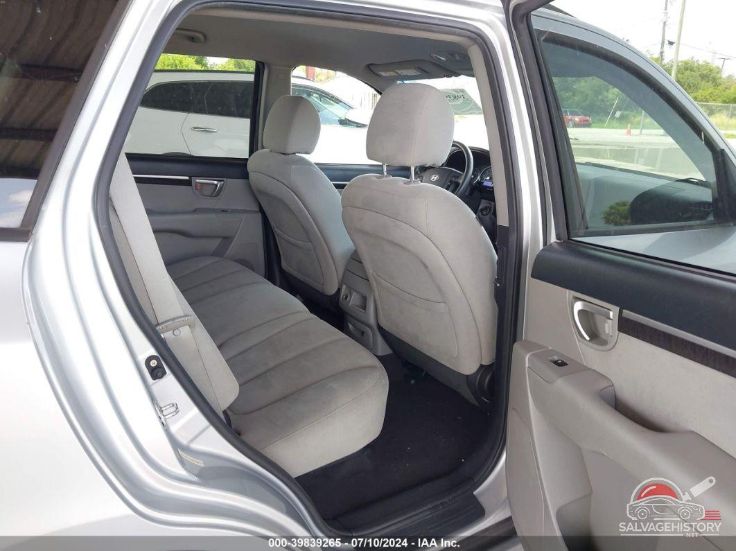 5NMSG73D29H289004 2009 HYUNDAI SANTA FE photo no. 8