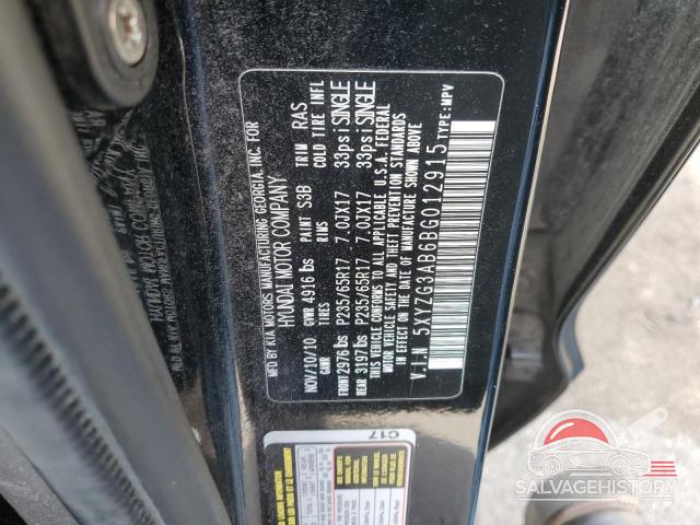5XYZG3AB6BG012915 2011 HYUNDAI SANTA FE photo no. 13