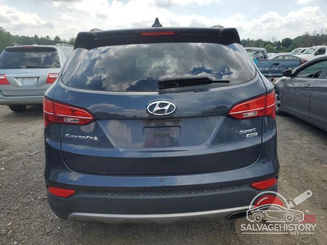 5XYZUDLB8EG156059 2014 HYUNDAI SANTA FE photo no. 6
