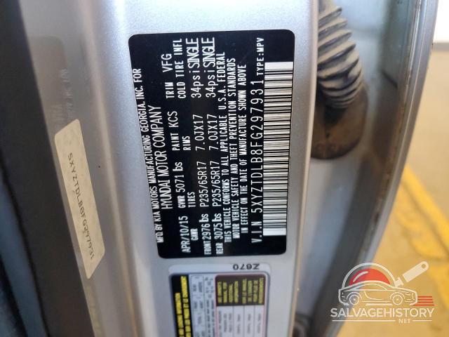 5XYZTDLB8FG297931 2015 HYUNDAI SANTA FE photo no. 13