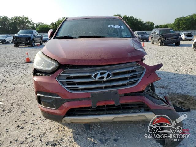 5XYZTDLB8HG419593 2017 HYUNDAI SANTA FE photo no. 5