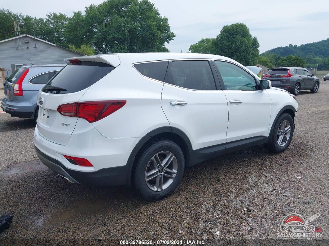 5NMZT3LB9JH072572 2018 HYUNDAI SANTA FE SPORT photo no. 4