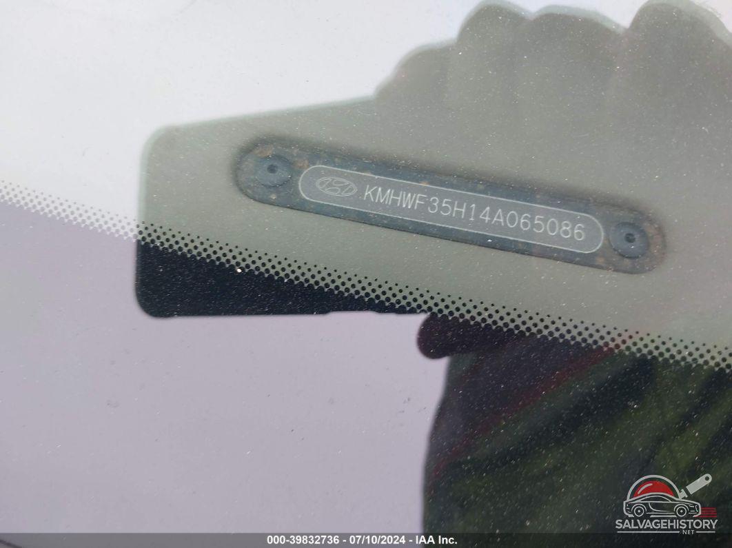 KMHWF35H14A065086 2004 HYUNDAI SONATA photo no. 9