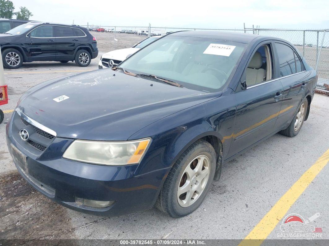 5NPEU46C66H072206 2006 HYUNDAI SONATA photo no. 2