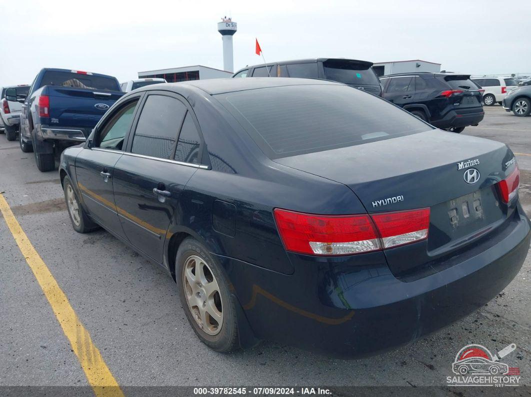 5NPEU46C66H072206 2006 HYUNDAI SONATA photo no. 3