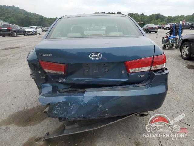 5NPEU46F46H147236 2006 HYUNDAI SONATA photo no. 6