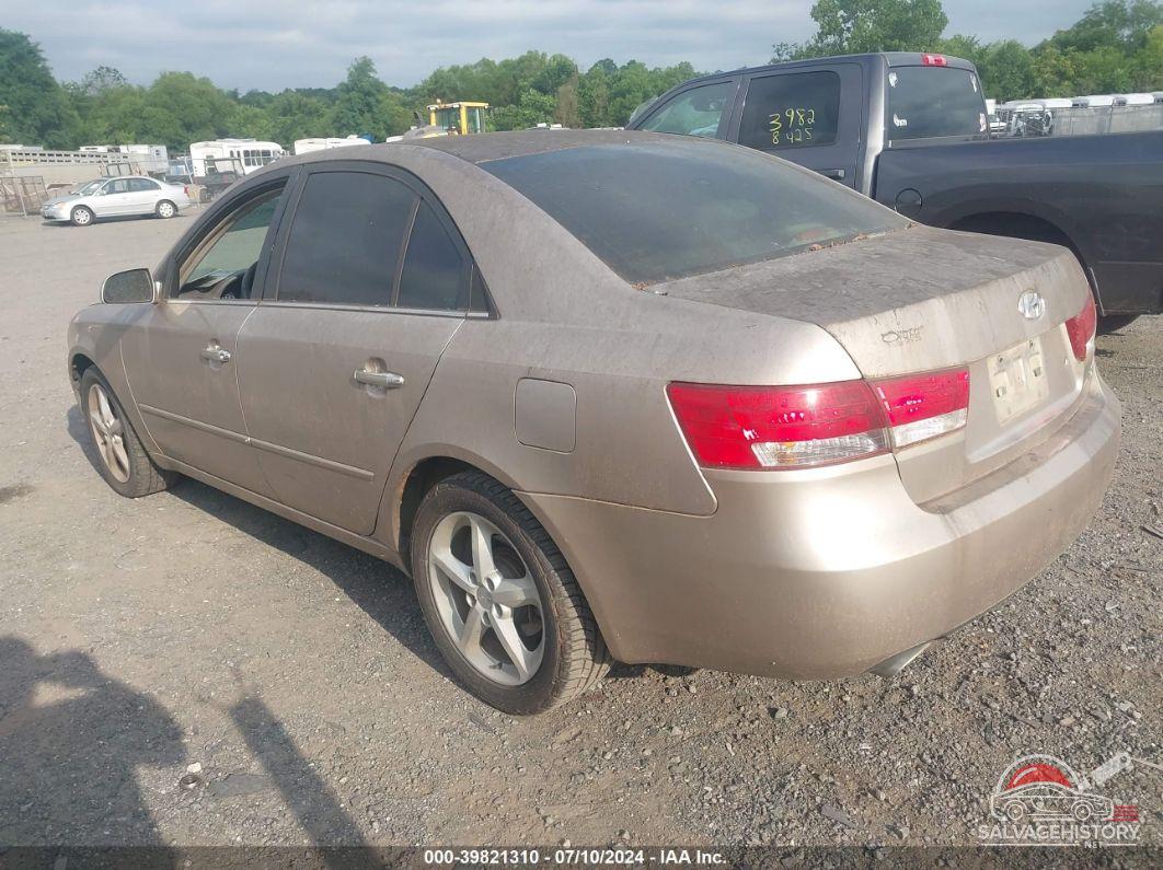 5NPEU46F56H019698 2006 HYUNDAI SONATA photo no. 3