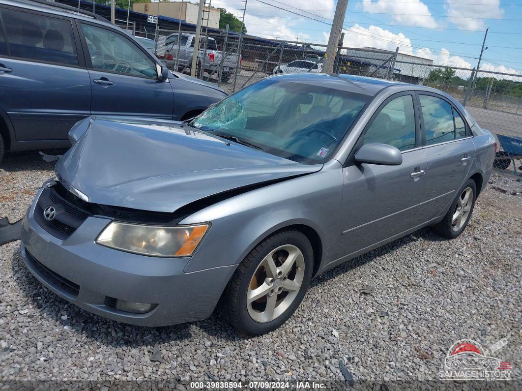 5NPEU46F76H045753 2006 HYUNDAI SONATA photo no. 2